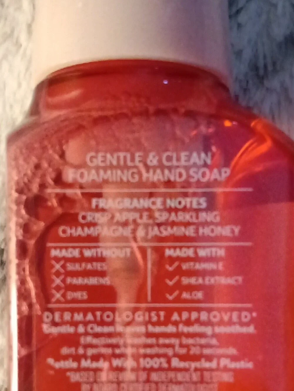 🍎🍯Bath & Body Works Champagne Apple & Honey Foaming Hand Soap -🍎🍯